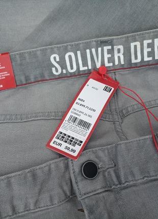 Стильні, злегка завужені джинси s. oliver 52-54 w 40 l 323 фото