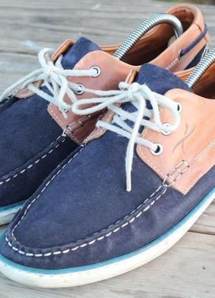 Brax фірмові туфлі, мокасини з натуральної замші 44 розм1 фото