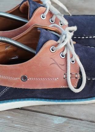 Brax фірмові туфлі, мокасини з натуральної замші 44 розм2 фото