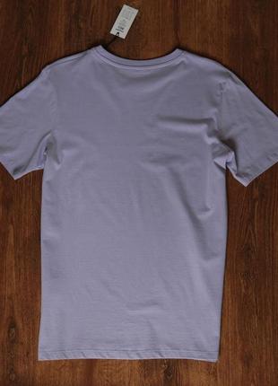 Чоловіча футболка jack&amp;jones organic basic lavender tee2 фото