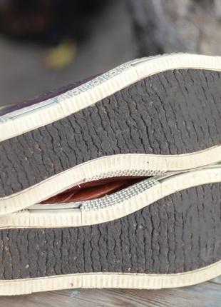Шкіряні вінтажні черевики, шкіряні кеди6 фото