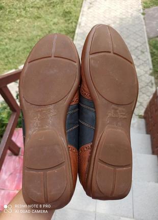 Фірмові шкіряні туфлі в спортивному стилі, кросівки callizio...6 фото