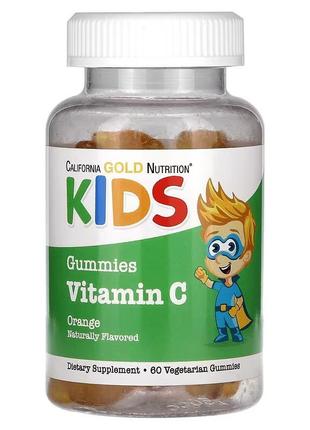 California gold nutrition, вітамін c для дітей, без желатину, ...