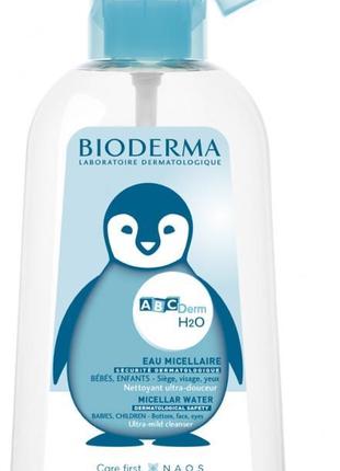 Bioderma abcderm h2o, міцелярна вода, 1 л. термін придатності ...