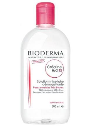 Міцелярна вода, що очищає для чутливої шкіри, bioderma креалай...