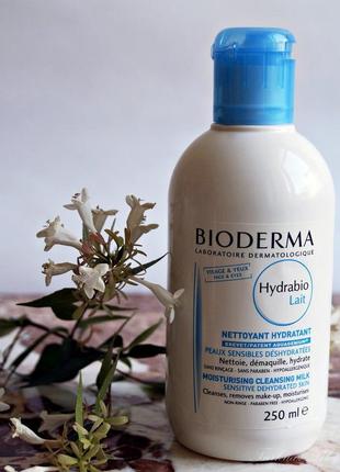 Bioderma hydrabio lait зволожуюче очищаюче молочко для демакія...