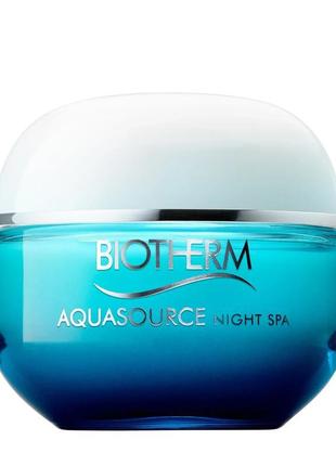 Нічний бальзам для обличчя biotherm aquasource night spa 50 ml