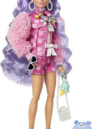Лялька барбі модниця міллі екстра 6 з бузковим волоссям barbie...