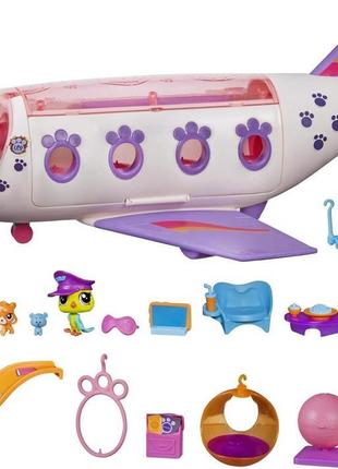 Ігровий набір littlest pet shop pet jet літак для хатніх вихов...