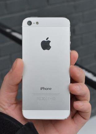 Б/у apple iphone 5s 16gb silver neverlock ndn оригінал з гаран...