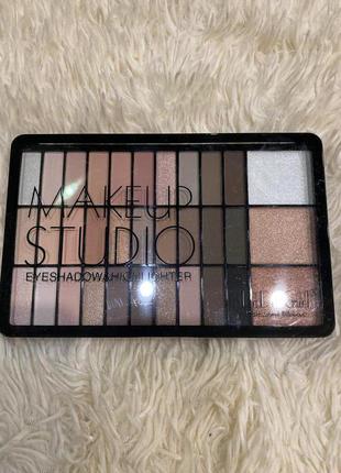 Палетка тіней dodo girl make up studio eyeshadow & highlighte2 фото