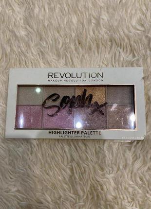 Makeup revolution highlighter soph x палетка хайлайтеров