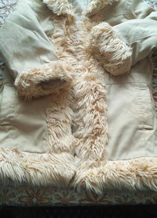 Демисезонная дубленка