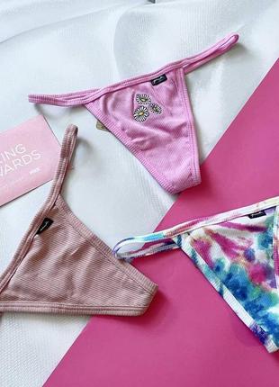 Стринги victoria's secret pink