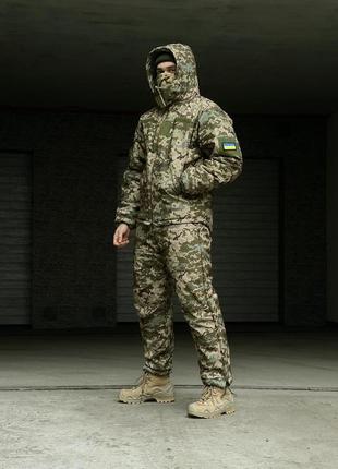 Костюм 'terra warm' зелений піксель армійський теплий костюм п...2 фото