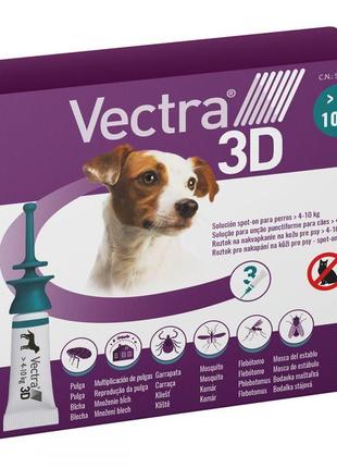 Вектра-3d капли от наружных паразитов у собак 1пипетка сева - 4,1-10 кг
