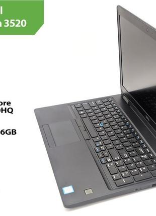 Ноутбук dell precision 3520 (15.6" / intel core i7-7820hq / 16...