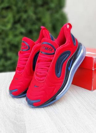 Жіночі кросівки | nike air max 720 | червоні | текстиль, :382 фото