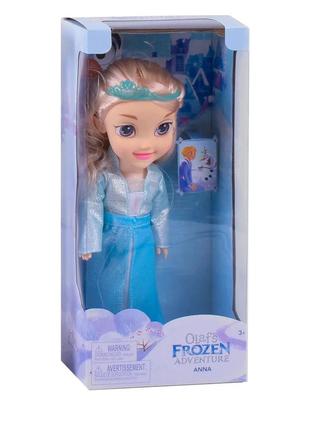 Интерактивная кукла "анна" frozen (аналог) арт. zt 8681 c топ3 фото