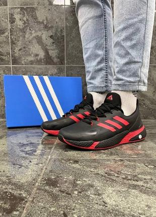 Термо кросівки adidas l3 core black/red3 фото