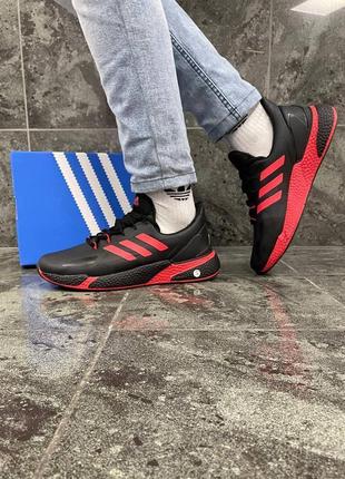 Термо кросівки adidas l3 core black/red8 фото