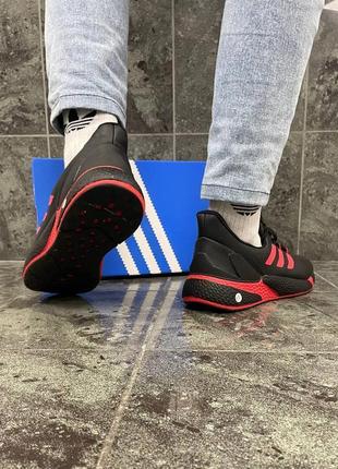 Термо кросівки adidas l3 core black/red9 фото