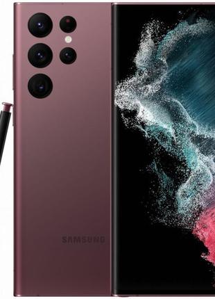 Samsung galaxy s22 ultra 12/512 burgundy (sm-s908bdrh)