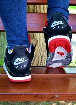 Кроссовки nike air jordan 4 retro og bred4 фото