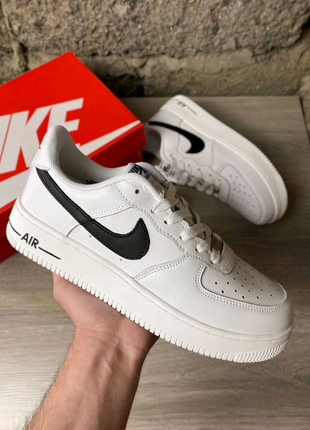 Nike air force 1 шкіра1 фото