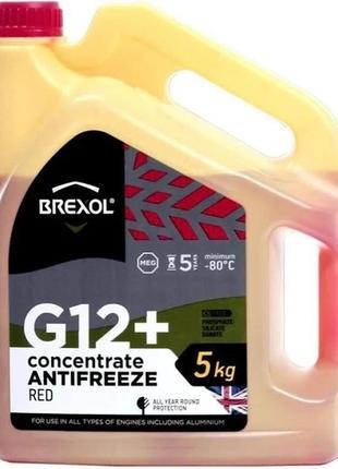 Антифриз brexol red g12+ antifreeze (червоний) 5 кг. brexol