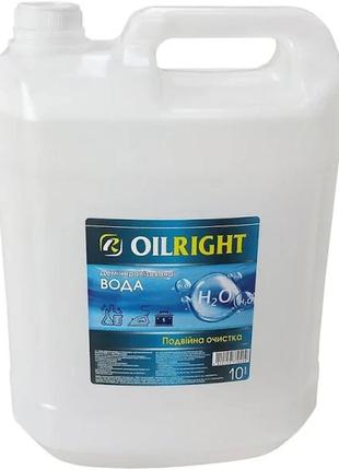 Вода дистиллированная 10л oil right