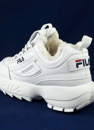 Кросівки fila disruptor зима - хутро4 фото