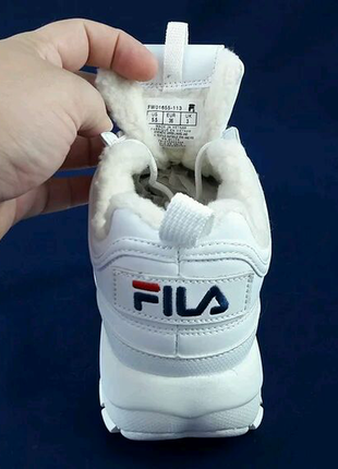 Кросівки fila disruptor зима - хутро8 фото