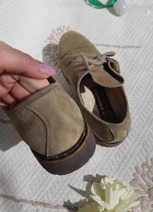 Оригінальні зручні черевики натуральна замш meindl vibram6 фото