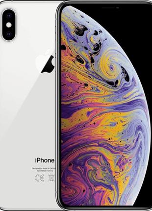 Смартфон apple iphone xs max 64gb silver