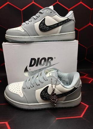 Кросівки nike air jordan 1 retro x dior2 фото