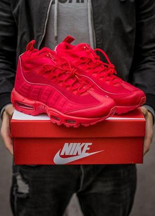 Кросівки 

nike air max 95 sneakerboot red  кроссовки