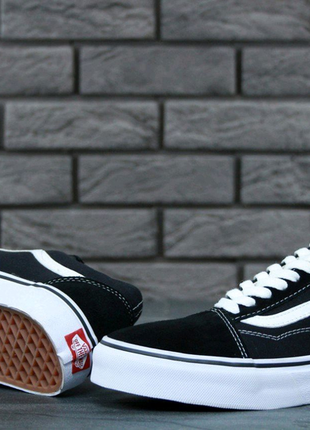 Vans old skool black white 36.5-443 фото