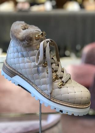 Le silla жіночі черевики італія зима хутро 38р йде на 39