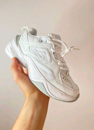 Nike m2k tekno triple white