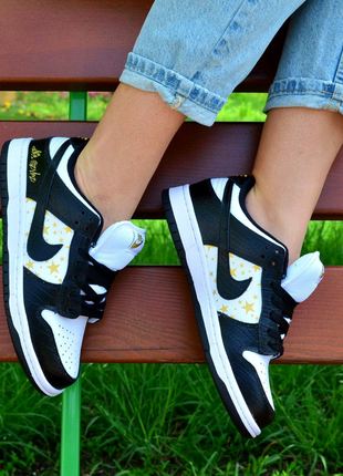 Кросівки nike sb dunk low supreme black stars10 фото