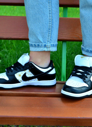 Кросівки nike sb dunk low supreme black stars13 фото