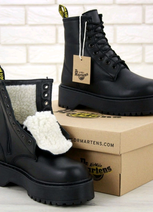 Dr.martens jadon black  мех 36-401 фото