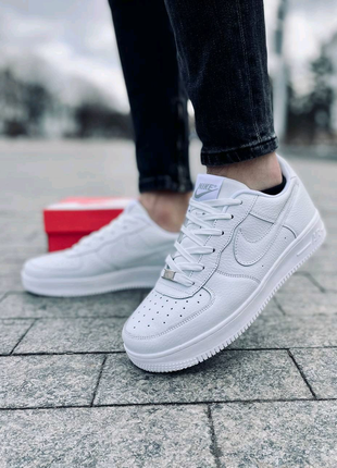 Nike air force classic кожа