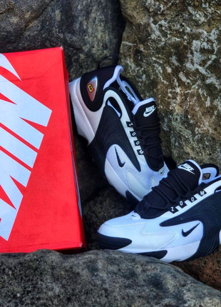 Nike zoom 2 black/white8 фото