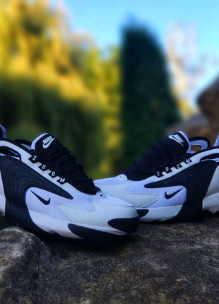 Nike zoom 2 black/white9 фото