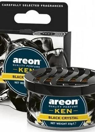 Ароматизатор блэк  кристал areon ken