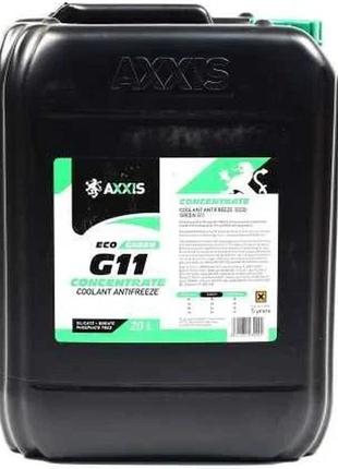 Антифриз концентрат eco -80c green g11 20л/21,4kg axxis