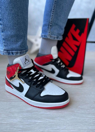 Кросівки nike air jordan 1 шкіра 41-46