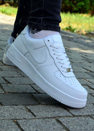 Nike air force 1 white2 фото